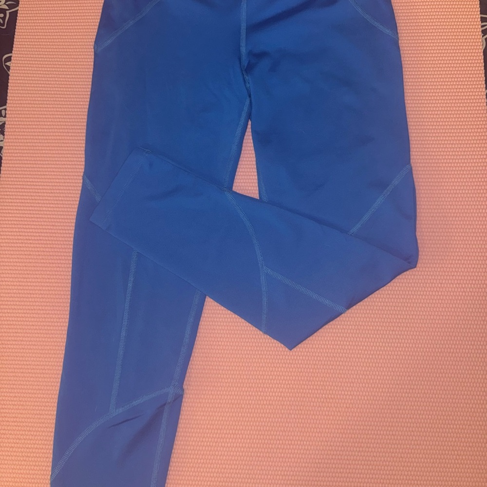 Blue Athletic Leggings